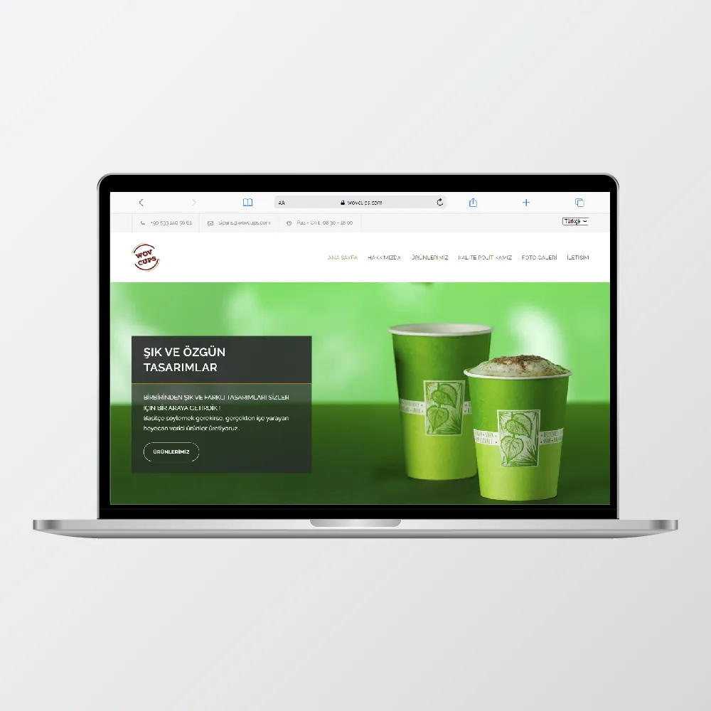 Wov Cups Web Sitesi